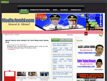 Tablet Screenshot of mediajambi.com